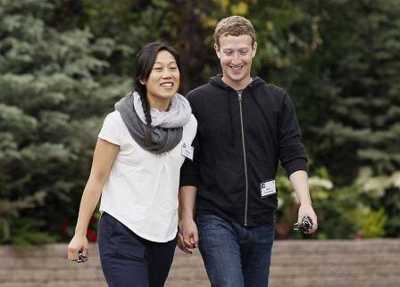 مؤسس شبكة فيسبوك وزوجته ينتظران مولودهما الأول