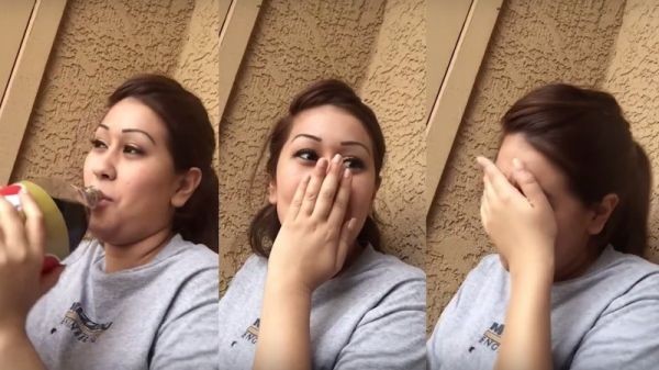 كيف كانت ردة فعل فتاة تتذوق الـ«بيبسي» لأول مرة في حياتها؟! (فيديو)