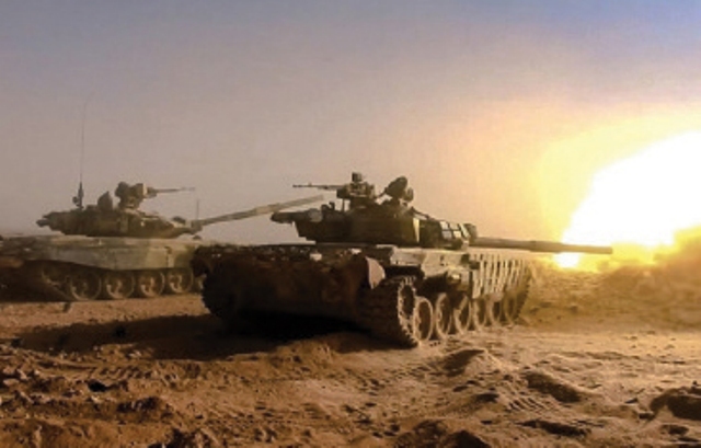 الجيش يتقدم في كافة محاور القتال بدير الزور ويستولي على أكبر المخازن للأسلحة التابعة لداعش في الميادين