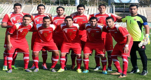 منتخبنا الوطني للرجال بكرة القدم يستعد للقاء نظيره البحريني استعدادا للتصفيات المشتركة لكأسي العالم وآسيا
