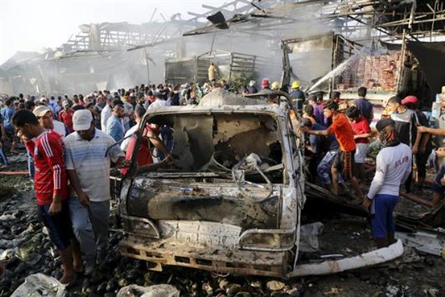 بغداد: 35 قتيلاً و107 جرحى بتفجير إرهابي تبنّاه "داعش"