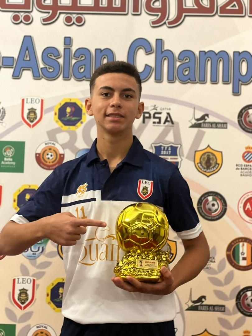 أحمد مصطفى الحافي: قلبي لهف لكرة القدم وحلمي أن أرتدي قميص ريال مدريد