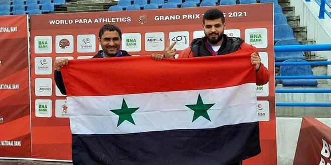 منتخب سورية يحقق ميداليتين في بطولة تونس الدولية للرياضات الخاصة بألعاب القوى
