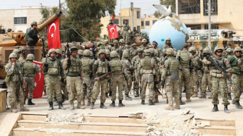 إرهابيو أردوغان يواصلون تدمير «تل ترندة» في عفرين
