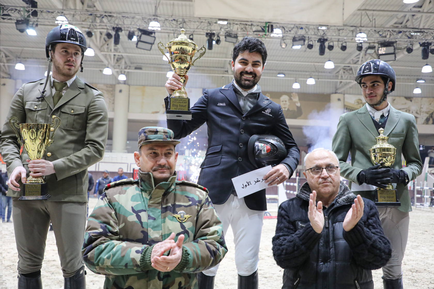الفارس عمرو حمشو بطلاً للجائزة الكبرى بدورة الأغر الثالثة لقفز الحواجز
