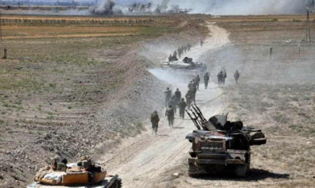 أرتال الجيش السوري تصل تباعاً إلى الخطوط الأمامية على طول الجبهة في ريفي القنيطرة ودرعا