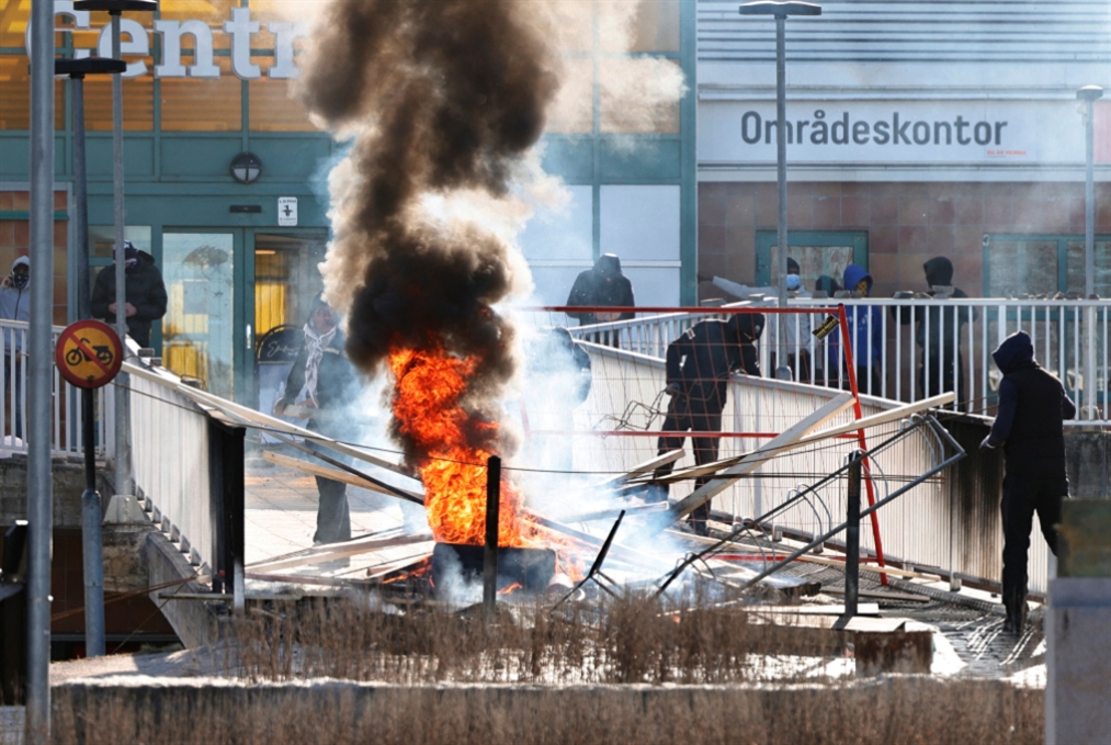 إصابة متظاهرين بالرصاص في السويد خلال احتجاج ضد حركة متطرفة
