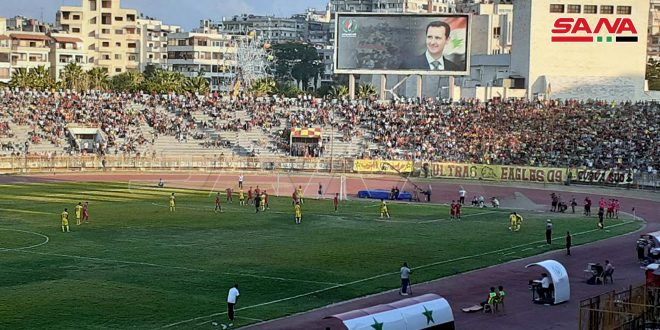 تشرين يفوز على الاتحاد في افتتاح منافسات الدوري الممتاز لكرة القدم
