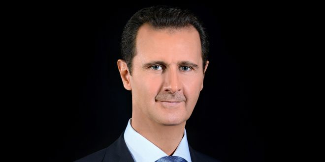 الرئيس الأسد يتلقى برقيات تهنئة من ملوك ورؤساء دول عربية وأجنبية بمناسبة عيد الفطر السعيد
