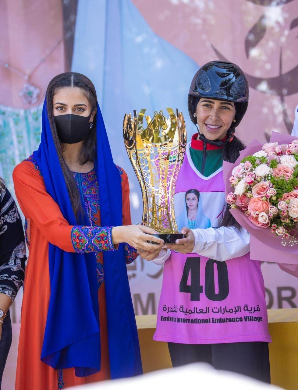 الفارسة السورية ماسة عدنان بطلة كأس الشيخة فاطمة بنت منصور للقدرة
