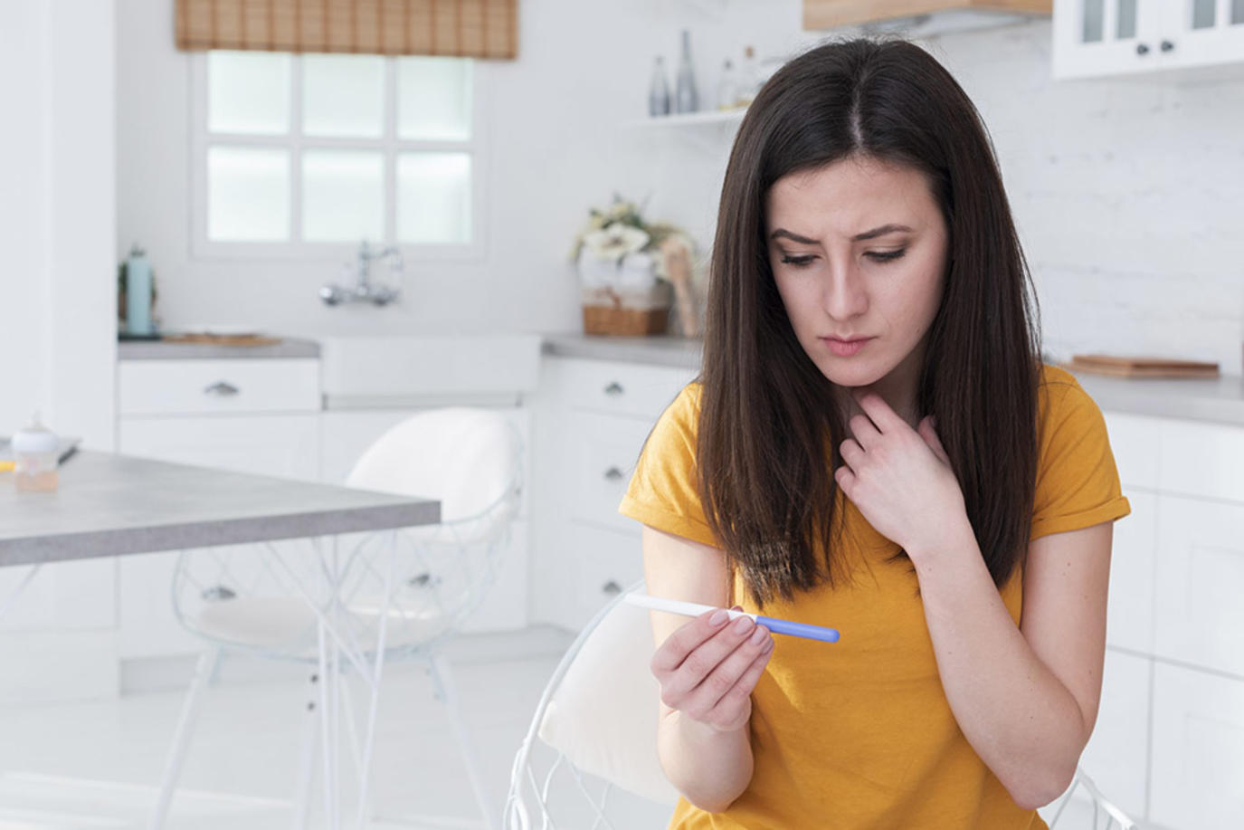 متى يظهر الحمل في الاختبار المنزلي؟
