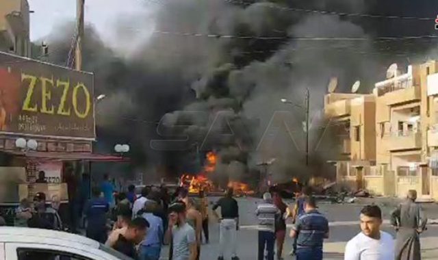 شهداء وجرحى بانفجار سيارة مفخخة في مدينة القامشلي