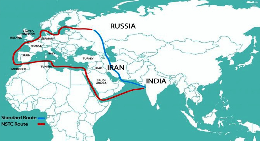 أهمية الممر الجديد بين إيران وروسيا في الحرب الاقتصادية مع الغرب