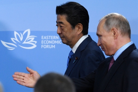 لقاء بوتين ـــ شينزو: سعي إلى اتفاق سلام... وتنشيط التجارة