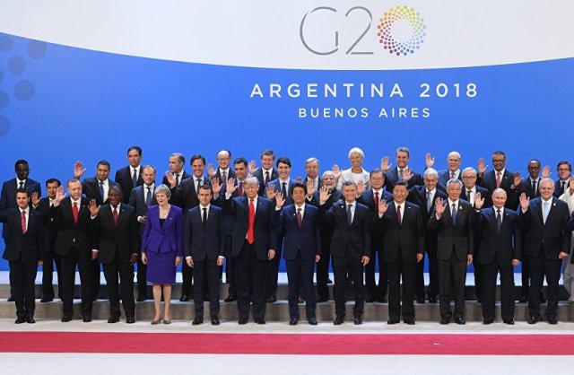 بوتين يقترح استخدام منصة "مجموعة العشرين" لوضع آلية لإصلاح منظمة التجارة العالمية
