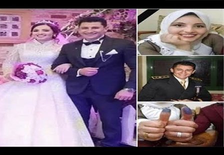 مصرع عروسين مصريين بشقتهما عقب زفافهما بساعات