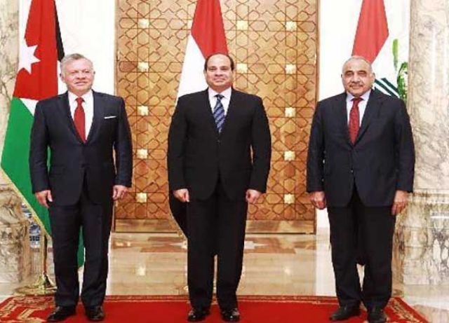 البيان الختامي للقمة الثلاثية بين مصر والعراق والأردن: مكافحة الإرهاب وداعميه