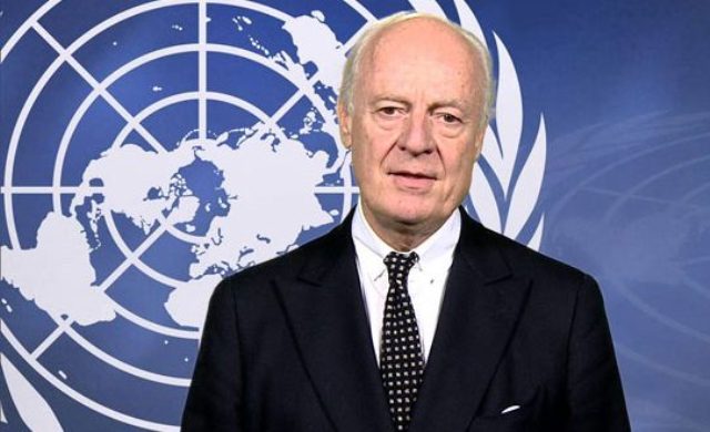 دي ميستورا: سأتشاور مساء اليوم مع مجلس الأمن حول واقع المحادثات السورية السورية