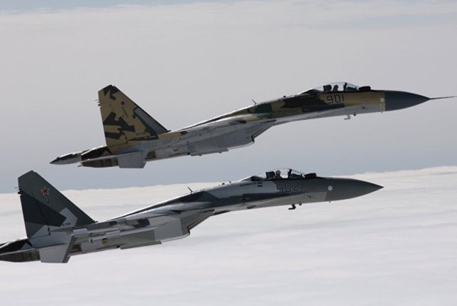 المقاتلات الروسية تعترض 10 طائرات تجسس على حدود روسيا