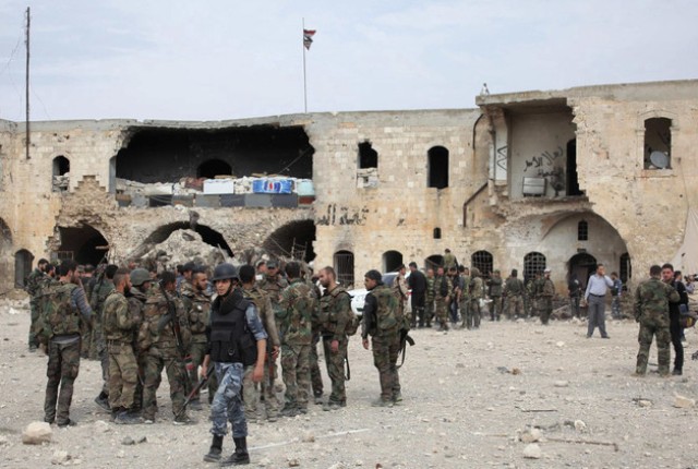 الجيش السوري شن هجوما كبيرا باتجاه الكليات العسكرية جنوب مدينة حلب