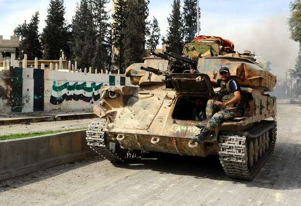 قوات من الجيش العربي السوري تدخل إلى مزارع دوما بالغوطة الشرقية