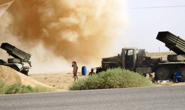 الدفاعات الجوية السورية تتصدى لهجوم بالصواريخ على مطار التيفور العسكري