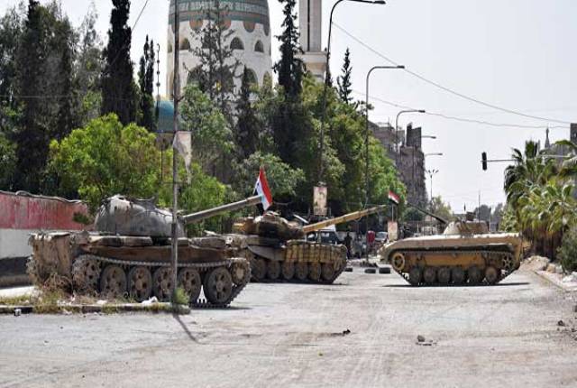 الجيش السوري يبدأ عملية عسكرية لتطهير جنوب دمشق من مسلحي "داعش"