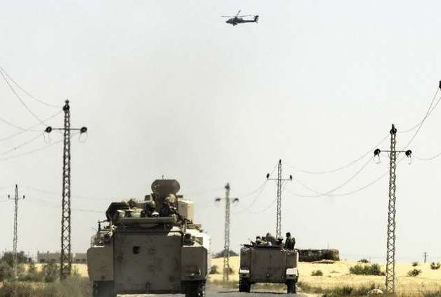 حشود عسكرية مصرية على حدود غزة وإسرائيل