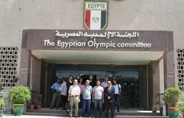 زيارات ولقاءات متعددة للوفد الإعلامي الرياضي في القاهرة والرياضة السورية حاضرة في المتحف الأولمبي المصري