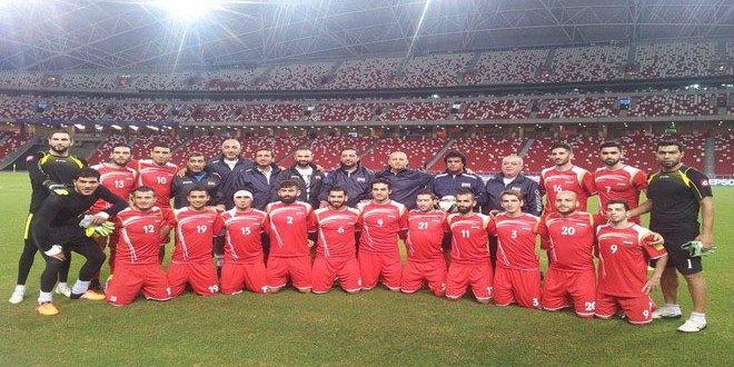 منتخب سورية الوطني بكرة القدم يواجه مضيفه الياباني غدا في الجولة الختامية لتصفيات كأسي آسيا والعالم