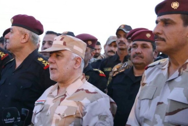 العبادي يعلن عن وضع خطة لتأمين الحدود العراقية مع سورية