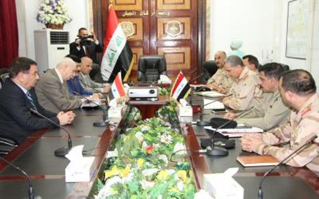 اجتماع عسكري عراقي – سوري في بغداد