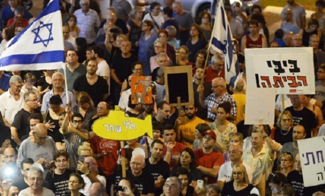 احتجاجات في إسرائيل ضد نتنياهو‎