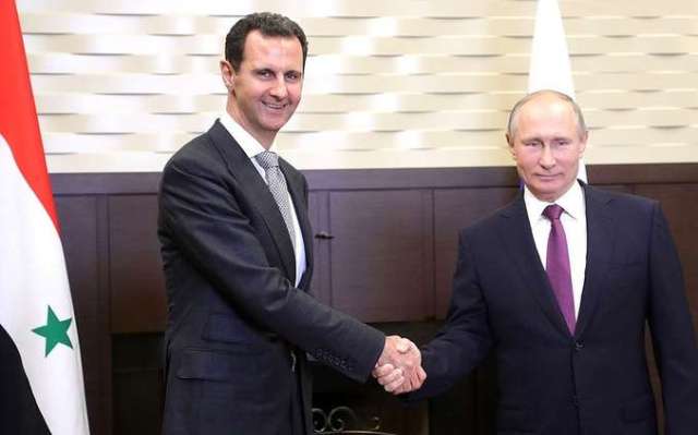 في زيارة مفاجئة.. بوتين يبحث مع الرئيس الأسد في سوتشي تنظيم العملية السياسية لتسوية الأزمة السورية