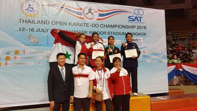 3 ميداليات فضية في اليوم الأول لمنتخب الكاراتيه في بطولة  تايلاند الدولية المفتوحة