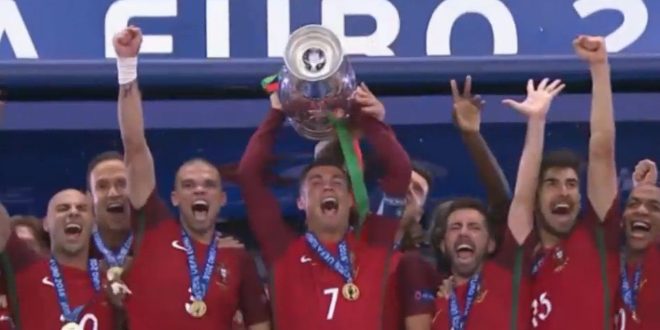 البرتغال تهزم فرنسا وتحرز لقب بطولة أمم أوروبا لكرة القدم
