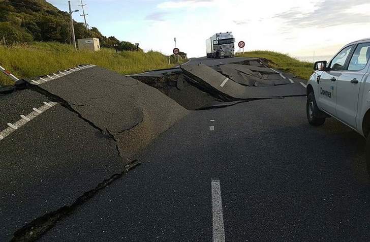 زلزال نيوزيلندا العنيف يتسبب في تحريك جزر رئيسية