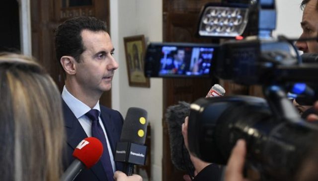 الرئيس الأسد لوسائل إعلام فرنسية: كل شيء في العالم يتغير الآن فيما يتعلق بسورية ومهمتنا طبقا للدستور والقوانين أن نحرر كل شبر منها