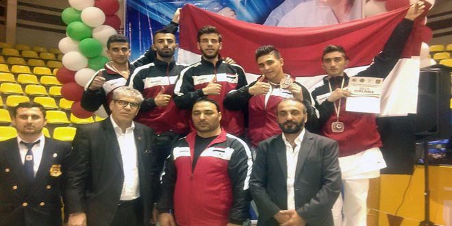 منتخب سورية الوطني للكاراتيه يحرز أربع ميداليات في بطولة إيران الدولية