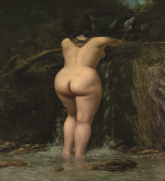 "النبع" 1962 - الفنان الفرنسي غوستاف كوربيه (1819 – 1877) زيت على قماش (120×74.3) سم