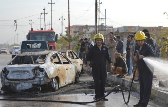 80 شهيداً حصيلة تفجير محطة وقود في الحلة جنوب بغداد