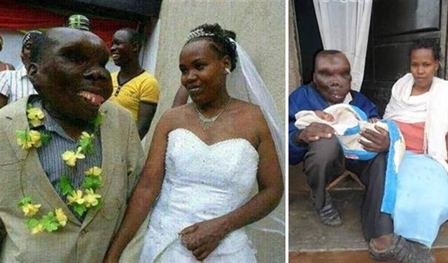 "أقبح رجل في أوغندا" يتزوج مرتين وينجب 8 أطفال