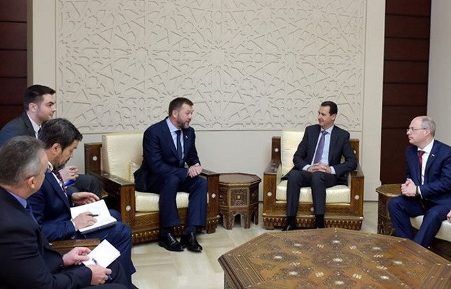 الرئيس الأسد لوفد من مجلس الدوما الروسي: الأوضاع في سورية تسير بالمنحى الذي ترغب به كل من سورية وروسيا