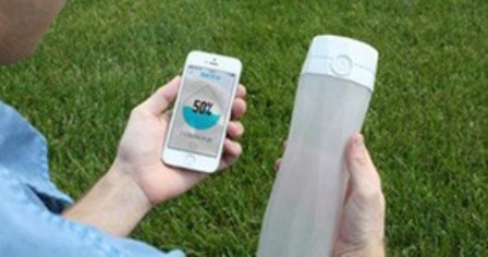 زجاجة ذكية جديدة تضىء عندما يكون جسدك فى حاجة للمياه