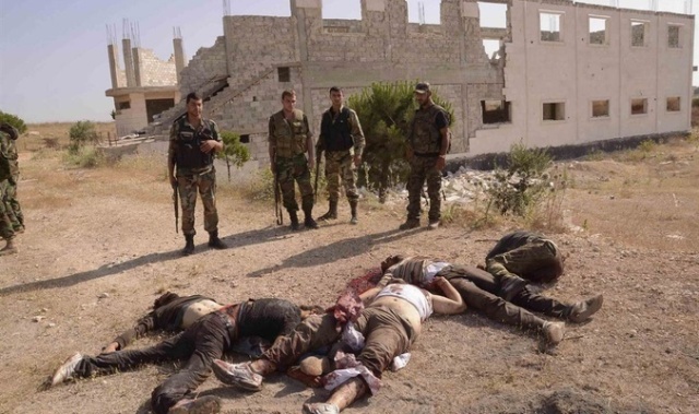 عشرات القتلى من “داعش” في كمين للجيش السوري في دير الزور