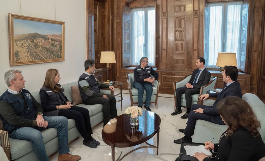 الرئيس الأسد لـ غيبريسوس: سورية تتطلع إلى تعاون فعال مع منظمة الصحة العالمية مبني على رؤية شاملة