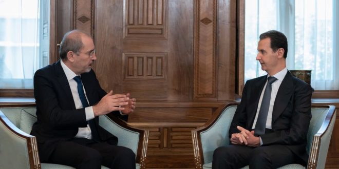 الرئيس الأسد يستقبل وزير الخارجية الأردني أيمن الصفدي