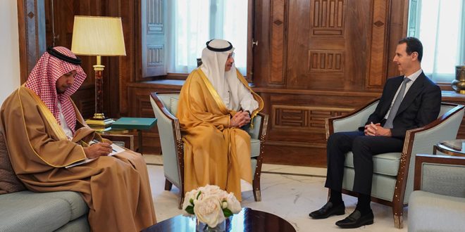 الرئيس الأسد يتلقى دعوة من العاهل السعودي للمشاركة في قمة الجامعة العربية القادمة