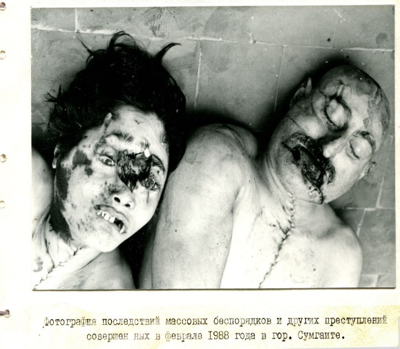 بمناسبة مرور 30 عام على مذبحة الأرمن في"سومغاييت" عام 1988 ..سومغاييت جريمة إنتقامية