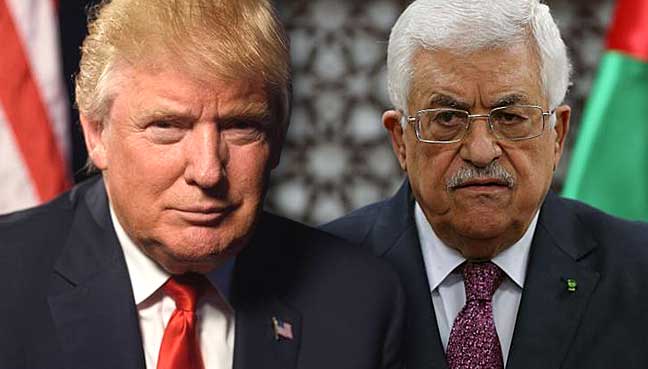 ترامب يبلغ الرئيس الفلسطيني عزمه نقل السفارة الأمريكية من تل أبيب إلى القدس